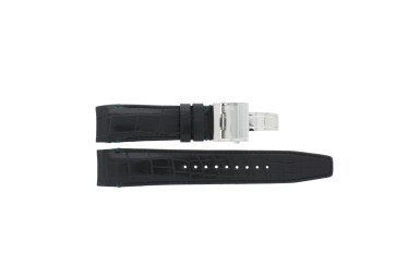 Correa de reloj Seiko 8X22-0AG0 / SSE115J1 / L0CK01BJ9 Cuero Negro 22mm