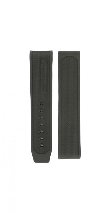 Correa de reloj Omega 32632405001001 Caucho Negro 19mm