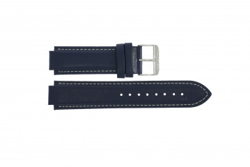 Correa de reloj Nautica A15663G Cuero Azul 16mm