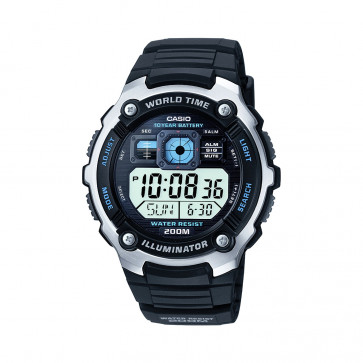Casio correa de reloj 3139 / 10302043 Plástico Negro 20mm