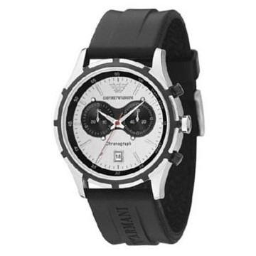 Correa de reloj Armani AR0532 Caucho Negro