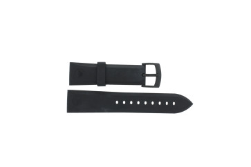 Armani correa de reloj AR-0549 Goma Negro 23mm 