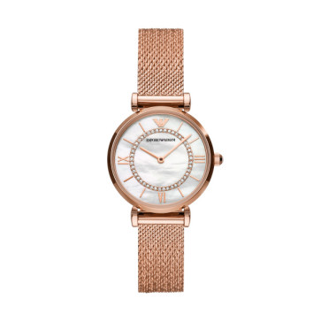 Correa de reloj Armani AR11320 Milanesa Rosado 14mm