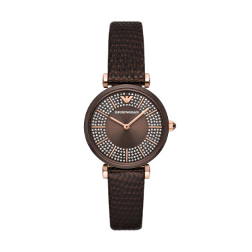 Correa de reloj Armani AR11565 Cuero Marrón 14mm