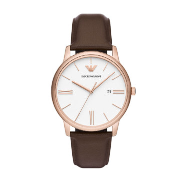 Correa de reloj Armani AR11568 Cuero Marrón 12mm
