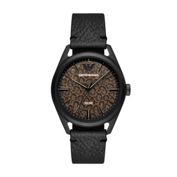Correa de reloj Armani AR11580 Cuero Negro 20mm