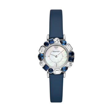 Correa de reloj Armani AR11595 Cuero Azul 12mm