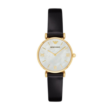 Correa de reloj Armani AR1910 Cuero Negro 14mm