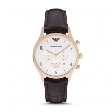 Correa de reloj Armani AR1916 Cuero Negro 22mm