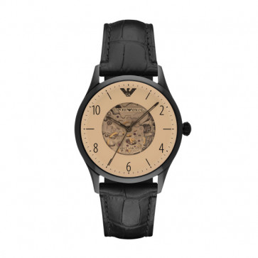 Correa de reloj Armani AR1923 Cuero Negro 22mm
