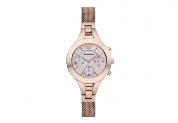 Correa de reloj Armani AR7391 Milanesa Rosado