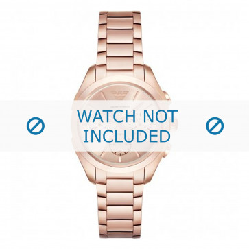 Armani correa de reloj AR11051 Metal Rosa 18mm