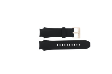 Correa de reloj Armani Exchange AX1406 Caucho Negro 19mm