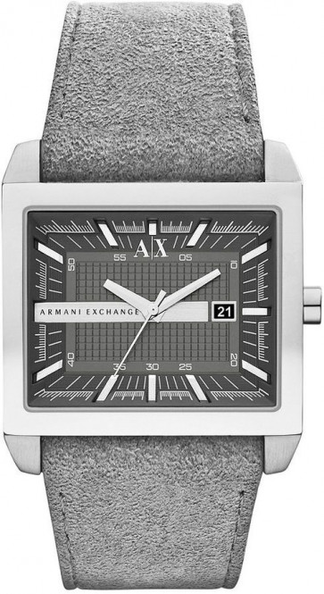 Correa de reloj AX2212 Cuero Gris 32mm