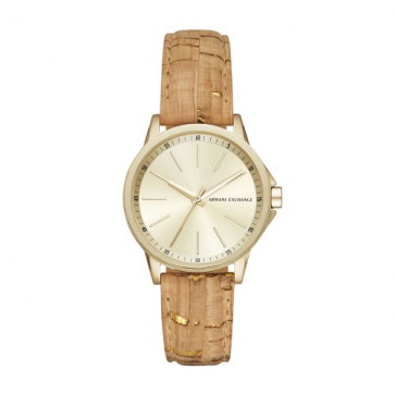 Correa de reloj Armani Exchange AX4350 Cuero Cognac 18mm