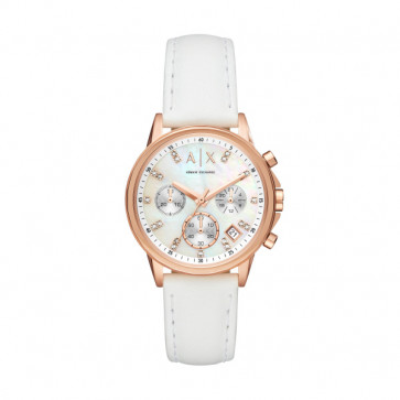Correa de reloj AX4364 Cuero Blanco 18mm