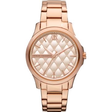 Correa de reloj Armani Exchange AX5202 Acero Rosado 18mm