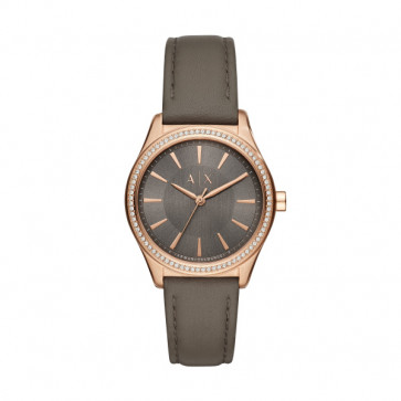 Correa de reloj AX5455 Cuero Marrón 18mm