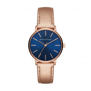 Correa de reloj Armani Exchange AX5547 Cuero Rosa 18mm