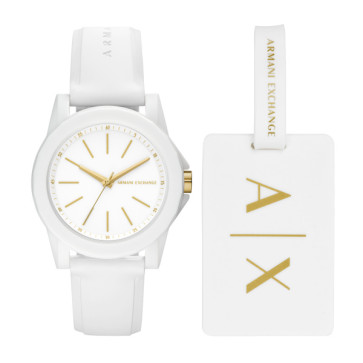 Correa de reloj Armani Ax7126 Caucho Blanco 20mm