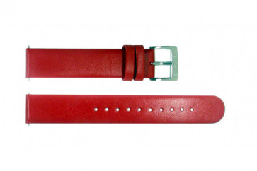 Mondaine correa de reloj BM20027 / FE3116.30Q Cuero Rojo 16mm