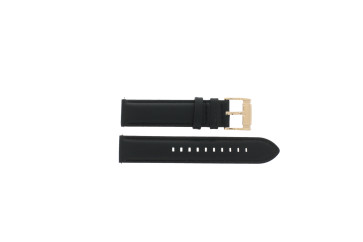Correa de reloj Fossil BQ1008 / RHETT Cuero Negro 20mm