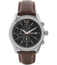 Correa de reloj Fossil BQ1484 Cuero Marrón 22mm