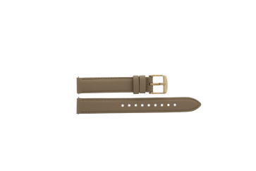 Correa de reloj Fossil BQ1576 Cuero Beige 14mm