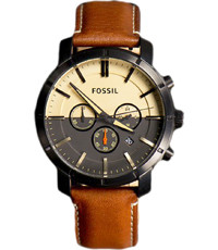 Correa de reloj Fossil BQ2157 Cuero Marrón 22mm