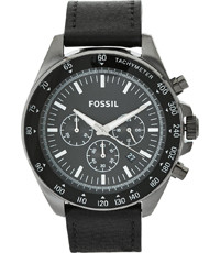 Correa de reloj Fossil BQ2170 Cuero Negro 20mm