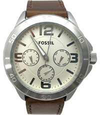 Correa de reloj Fossil BQ2205 Cuero Marrón 22mm