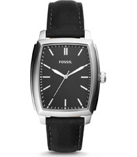 Correa de reloj Fossil BQ2301 Cuero Negro 20mm