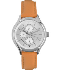 Correa de reloj Fossil BQ3019 Cuero Marrón 18mm