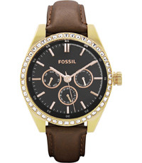 Correa de reloj Fossil BQ3060 Cuero Marrón 18mm