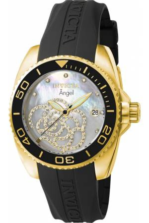 Correa de reloj Invicta 0489 / 0489.01 / 0487 Caucho Negro