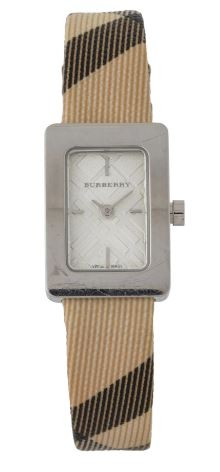 Correa de reloj Burberry BU1155 Cuero Multicolor