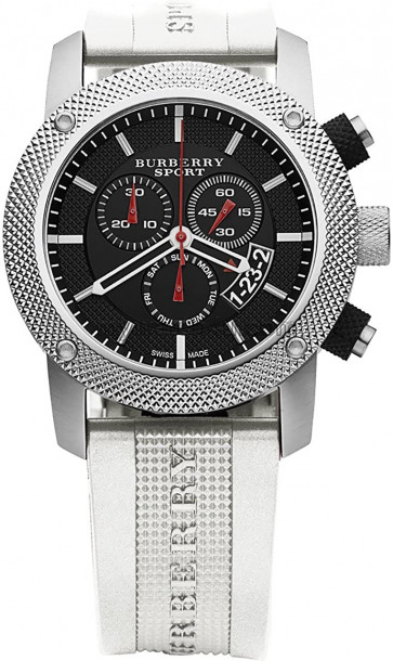 Correa de reloj Burberry BU7707 Plástico Blanco 24mm