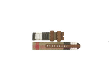 Correa de reloj Burberry BU7820 Cuero Multicolor 20mm