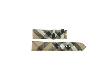 Correa de reloj Burberry BU9360 Cuero Multicolor 22mm