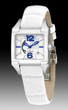 Correa de reloj Candino C4360 1 Cuero Blanco 17mm