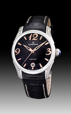 Correa de reloj Candino C4419-3 Cuero Negro
