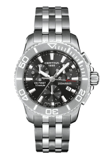Correa de reloj Certina C605013484 / C54171841261A / DS FIRST CHRONO Titanio