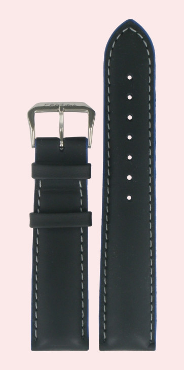 Correa de reloj Certina C600006836 Cuero Negro 20mm