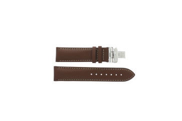 Correa de reloj Certina C600007155 Cuero Marrón 21mm