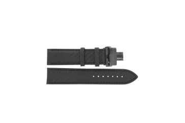 Correa de reloj Certina C001639 / C600016425 Carbono Negro 21mm
