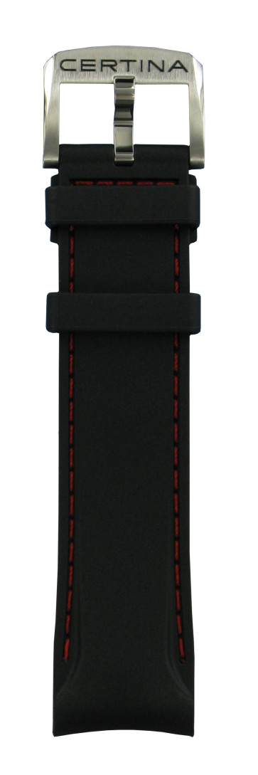 Correa de reloj Certina C0244471705103A Caucho Negro