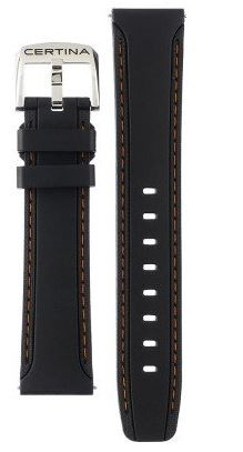 Correa de reloj Certina C603024416 Nylon/perlón Negro 20mm