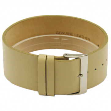 Correa de reloj Universal CCC.1033 / Z033 Cuero Beige 28mm
