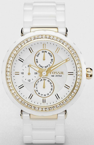 Correa de reloj Fossil CE1012 Cerámica Blanco