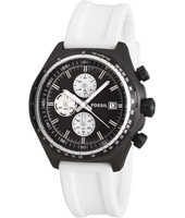Correa de reloj Fossil CH2778 Silicona Blanco 22mm